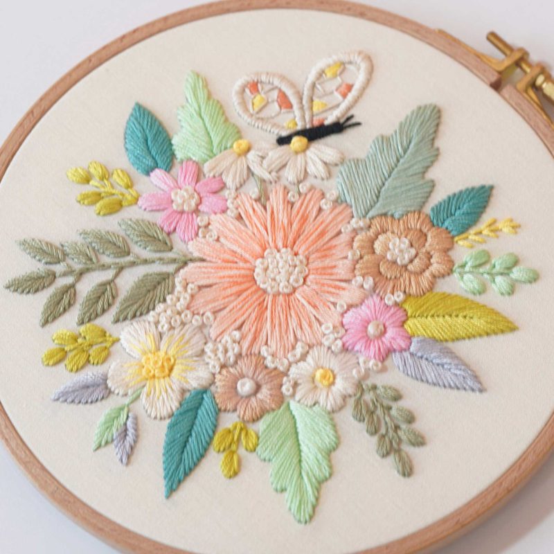 Hand Embroidery/PDF Pattern/Video Tutorial/No. P018