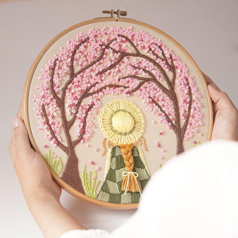 Ann Shirley hand embroidery/PDF Pattern/Video Tutorial/No. P014