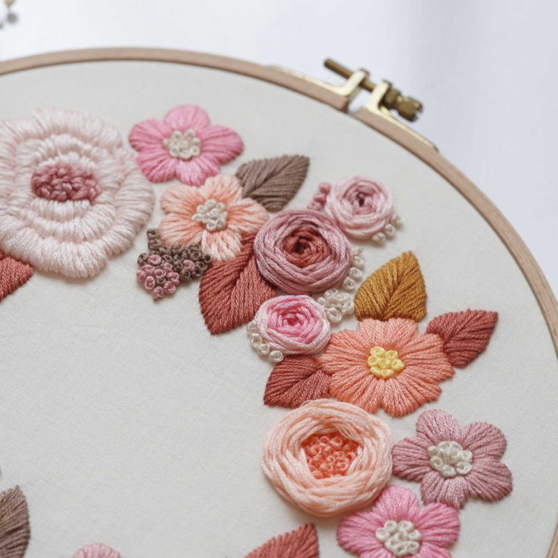 hand embroidery pattern in PDF form/Video Tutorial. No. P038