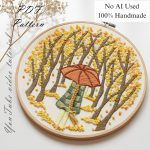 Anne in the autumn-embroidery
