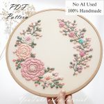 Peony-embroidery