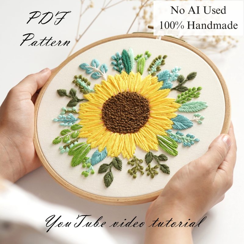 Bouquet of happiness-embroidery