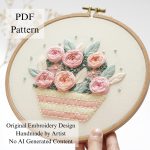 Rose-embroidery