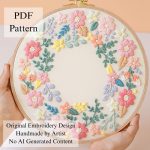 Happy summer-embroidery