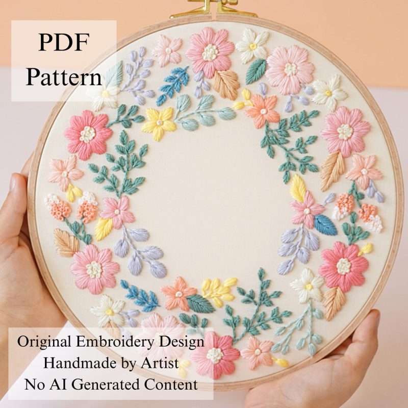 Happy summer-embroidery