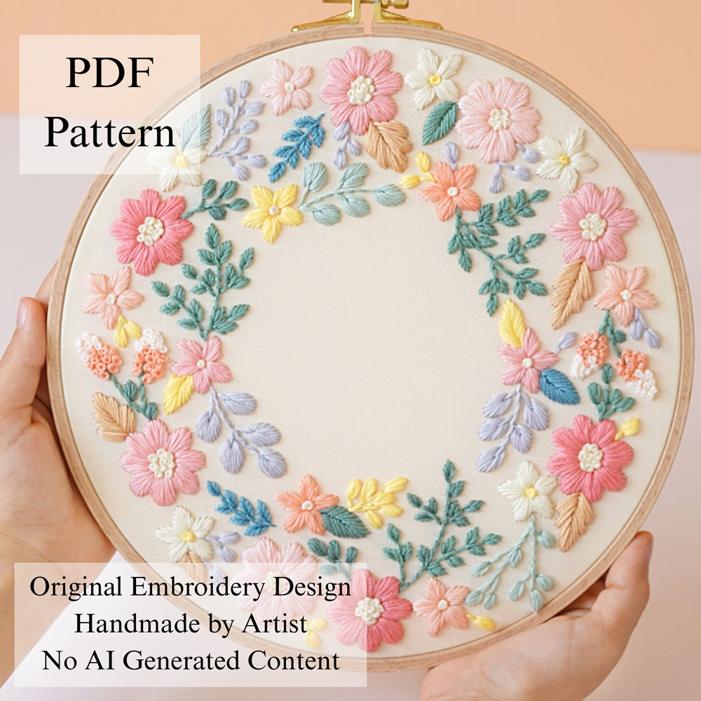 Happy summer-embroidery