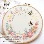Be happy-embroidery
