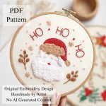 Ho Ho Ho Santa-embroidery