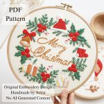 Merry Christmas-embroidery