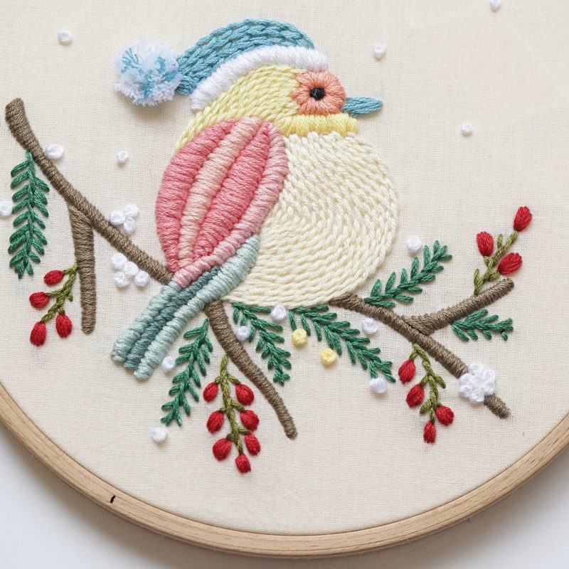 hand embroidery pattern in PDF form/Video Tutorial. No. P056