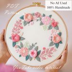 Spring wreath-embroidery