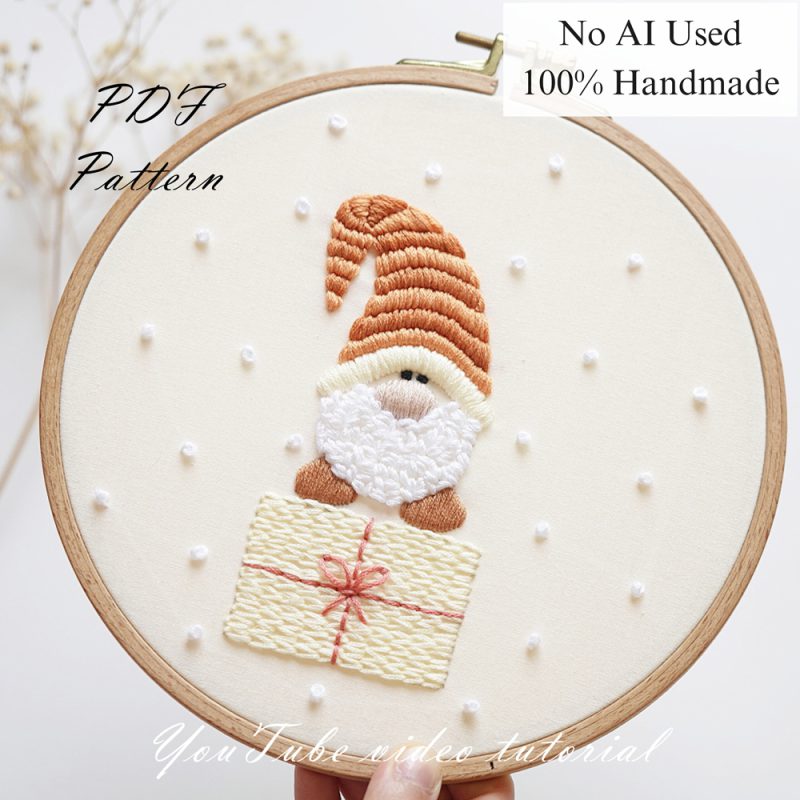 Christmas gift-embroidery