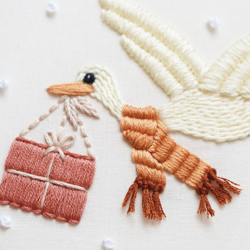 Stork on holiday