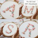 Alphabet-Rose-embroidery
