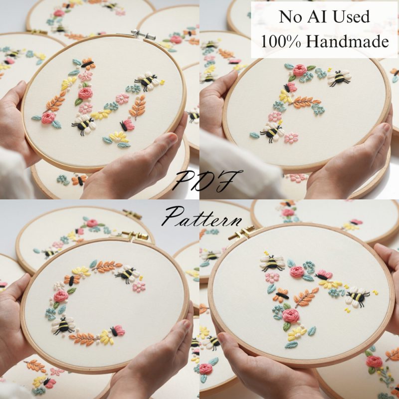 Alphabet-Spring-embroidery
