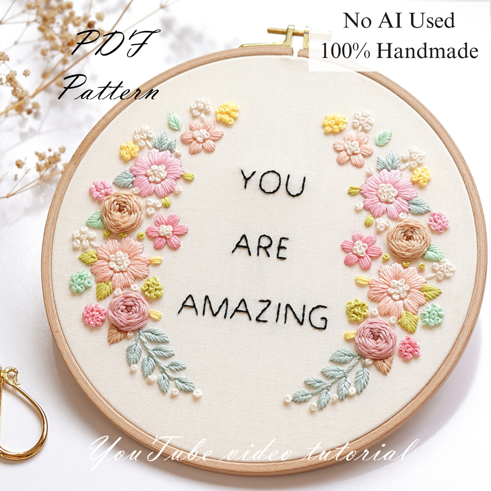You are amazing-embroidery