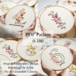 Numbers 0-100-embroidery