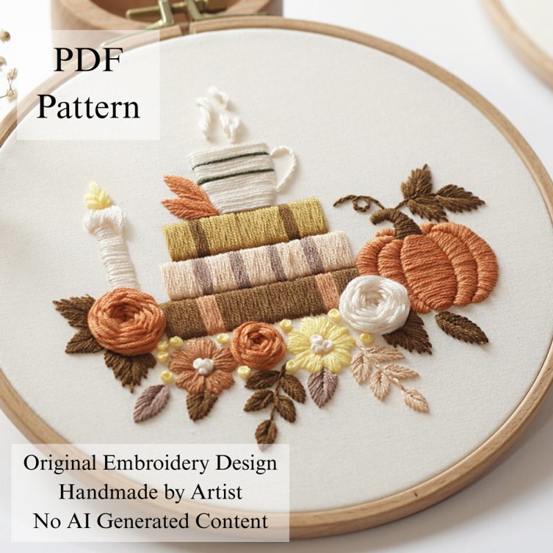 Cozy vibes-embroidery