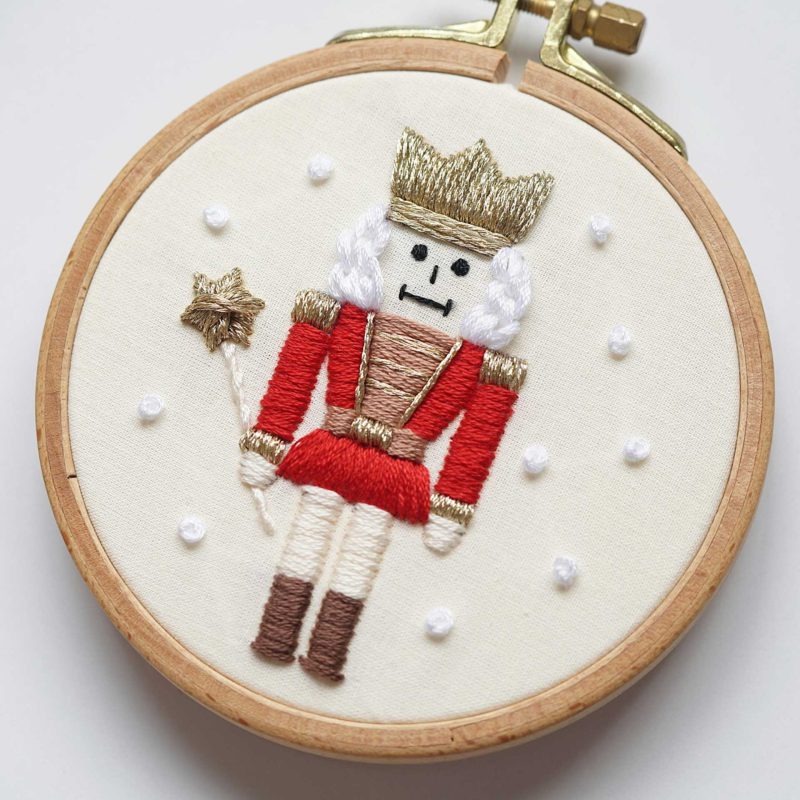 Nutcracker embroidery