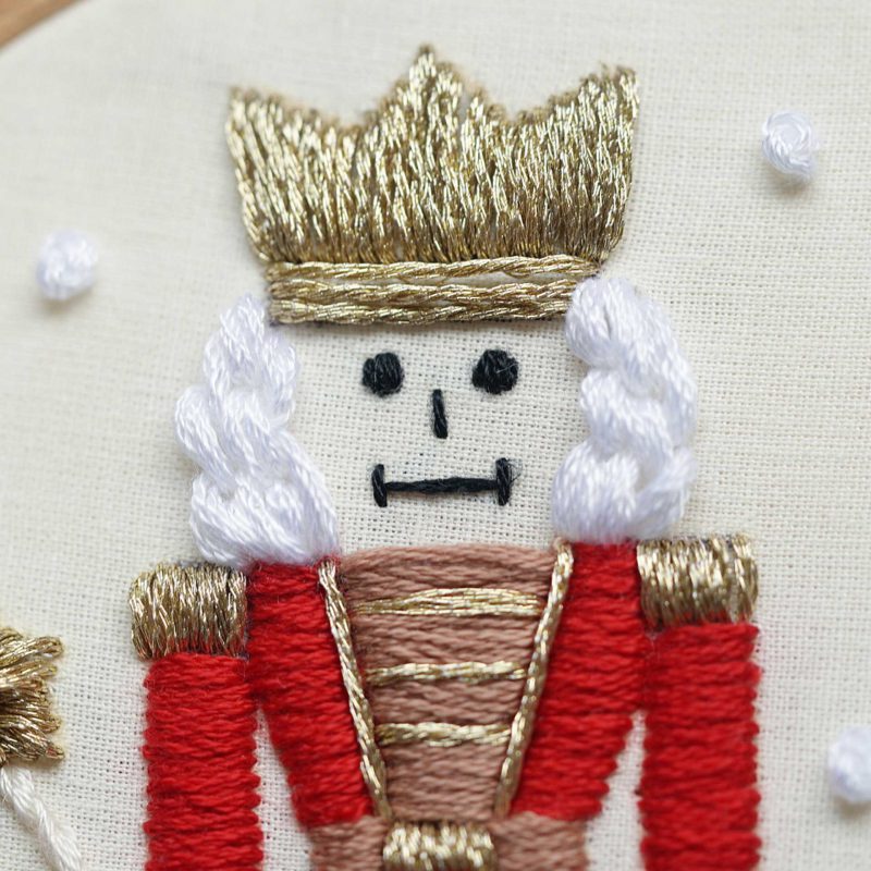 Nutcracker embroidery