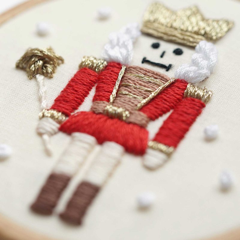 Nutcracker embroidery