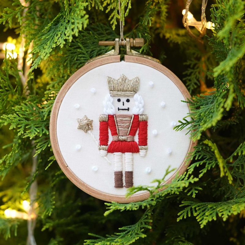 Nutcracker embroidery