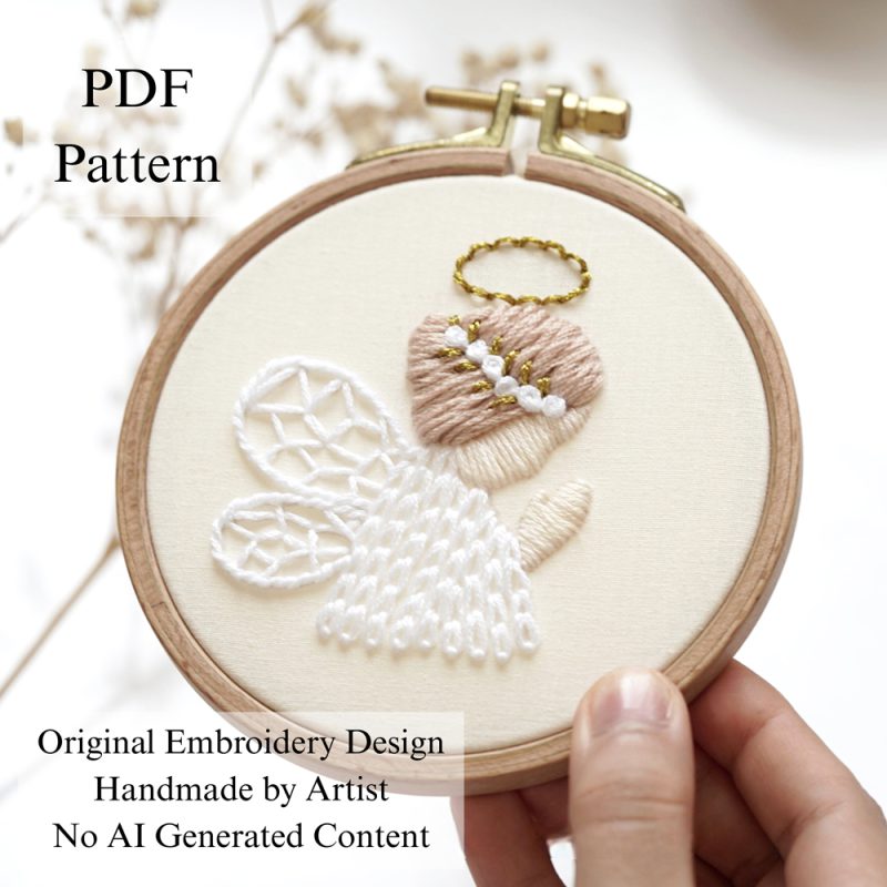 Angel-embroidery
