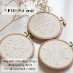 Snowflakes-embroidery