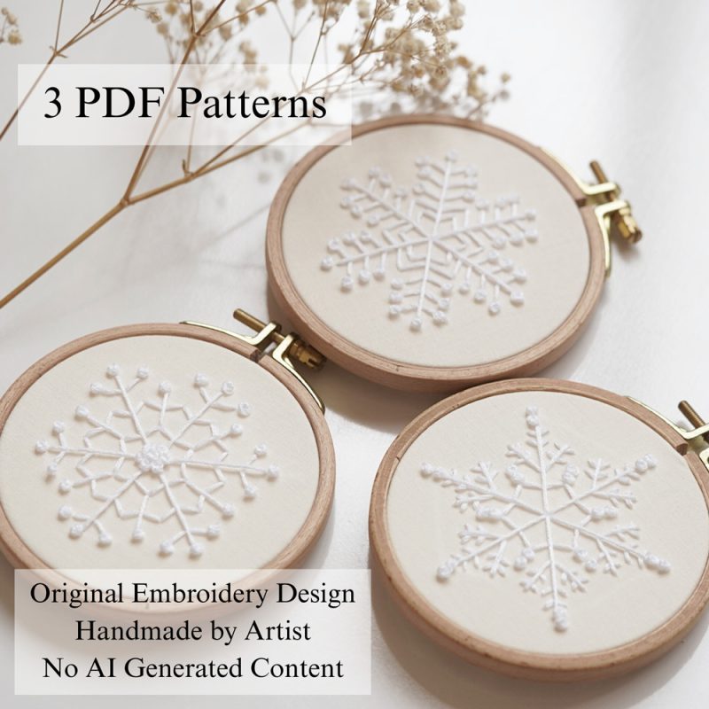 Snowflakes-embroidery