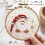 Gnome party-embroidery