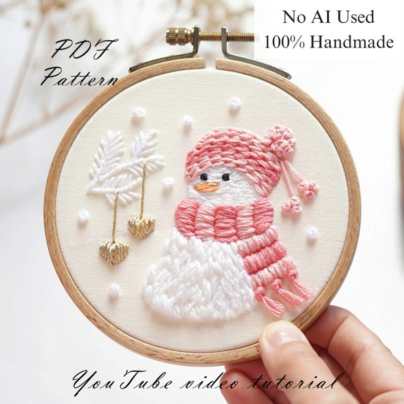 Snowgirl-embroidery