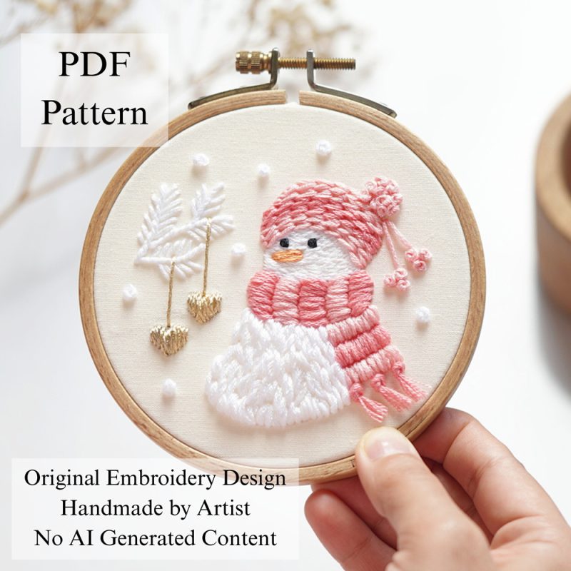 Snowgirl-embroidery