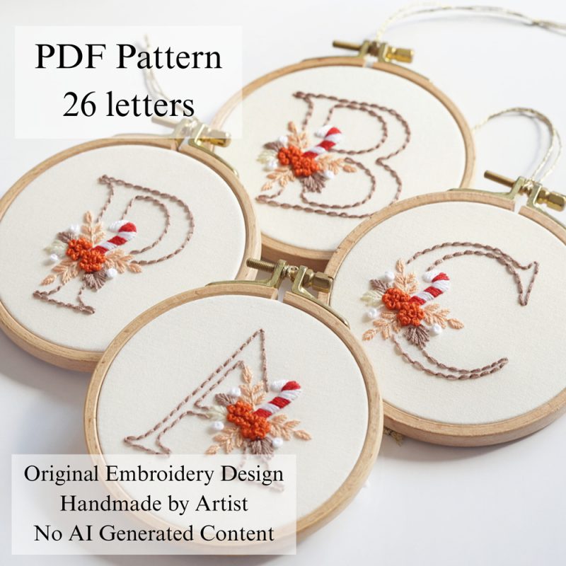 Alphabet-Christmas-embroidery