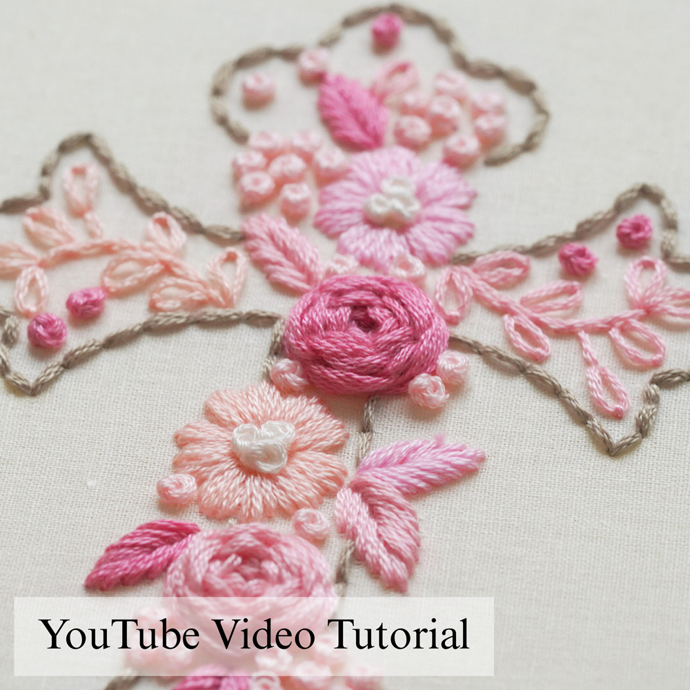 Floral cross