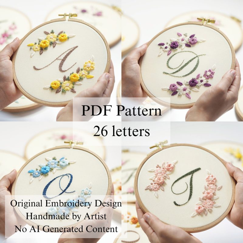 Alphabet-Wreath-embroidery