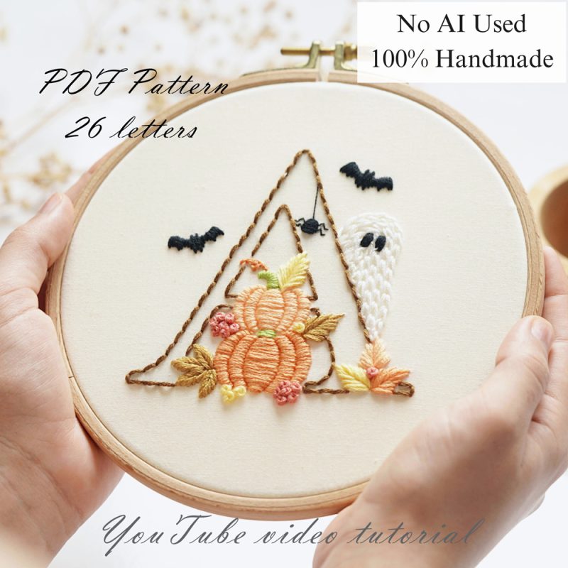 Alphabet-Halloween-embroidery