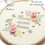 Home sweet home-embroidery