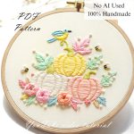 Pastel pumpkins-embroidery