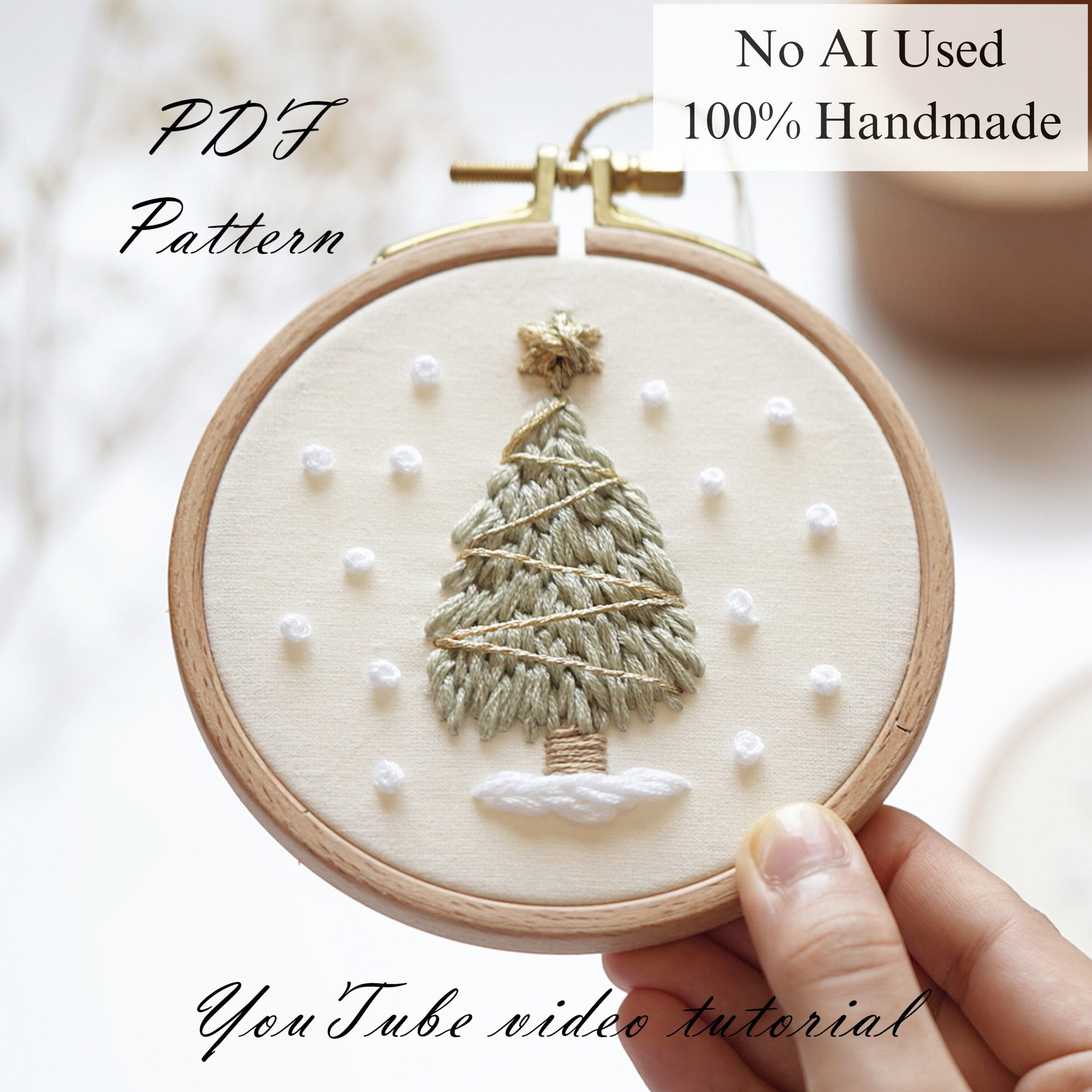 Free pattern-Christmas tree-embroidery