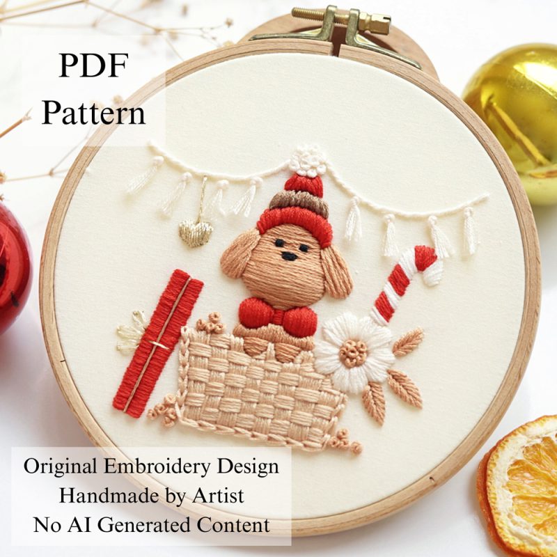 Christmas joy-embroidery