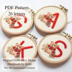 Alphabet-Bear-embroidery