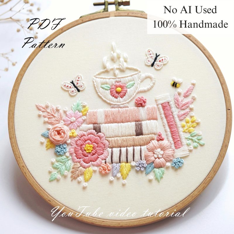 Spring vibes-embroidery