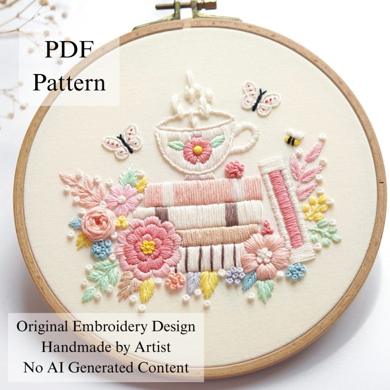 Spring vibes-embroidery