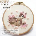 Hug of love-embroidery