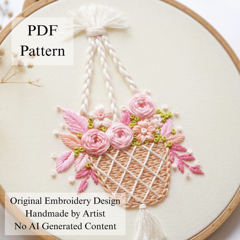 Hanging garden-embroidery