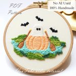 The traveler's ghost-embroidery