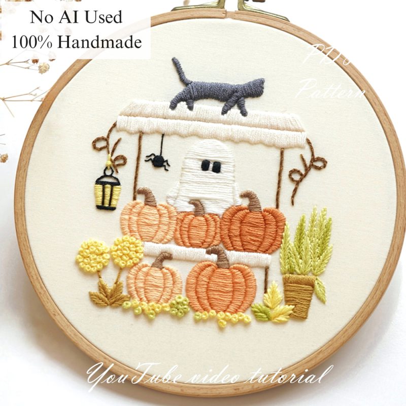 The traveler's ghost-embroidery