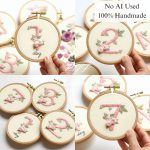 Numbers-Pinky 0-9-embroidery