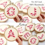 Alphabet-Berry candy cane-embroidery