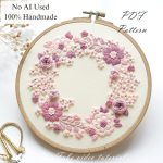 Lilac wreath-embroidery